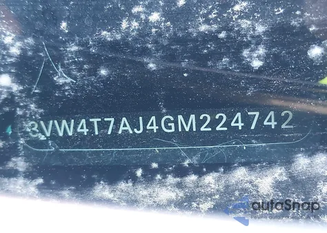 2016 Volkswagen Jetta 2.0T Gli Se from USA, damaged, VIN 3VW4T7AJ4GM224742